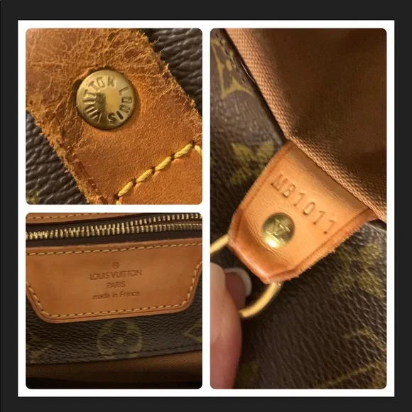 Louis Vuitton Brown Monogram Tote - Picture 9 of 11